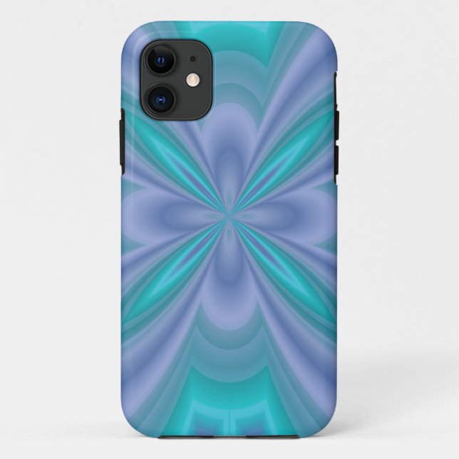 Capa Para iPhone Da Case-Mate Abstrato de Borboletas Azuis (Verso)