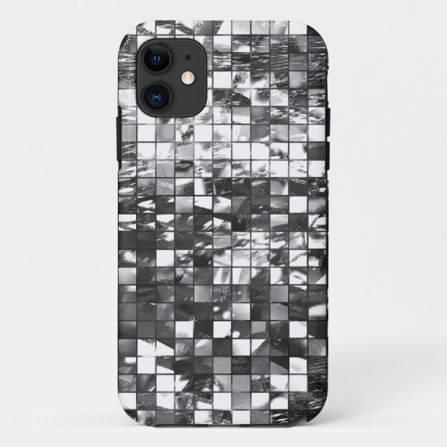 Capa Para iPhone Da Case-Mate Abstrato de Efeito Mosaico Espelho (Verso)