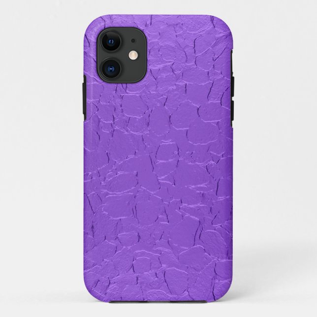 Capa Para iPhone Da Case-Mate Abstrato de Placa de Metal Roxo (Verso)