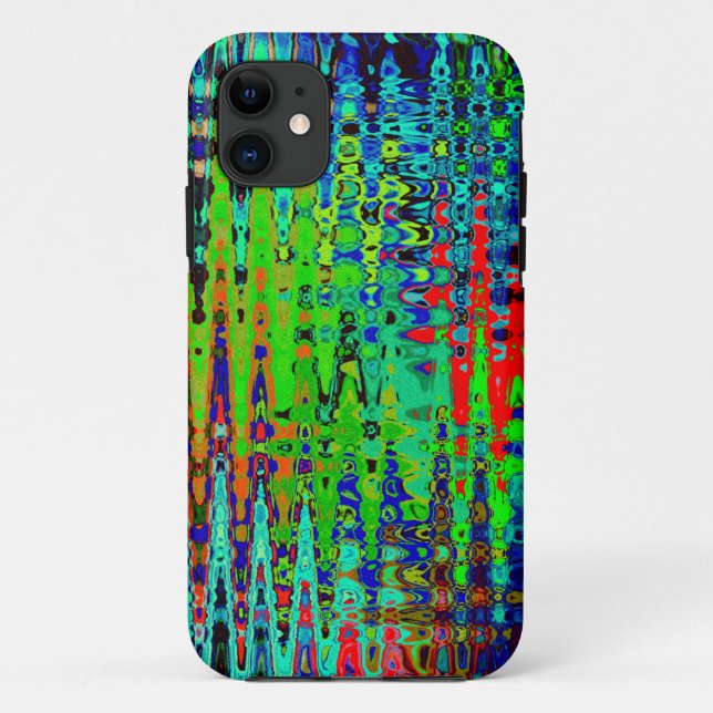Capa Para iPhone Da Case-Mate Abstrato do arco-íris (Verso)