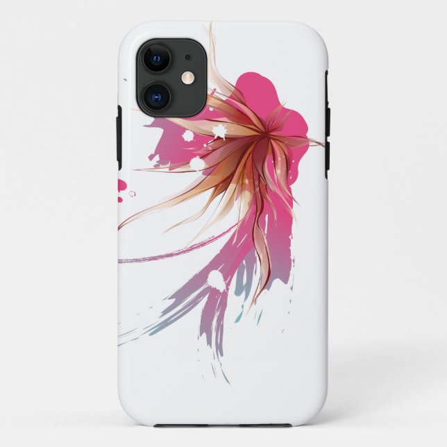 Capa Para iPhone Da Case-Mate Abstrato Hibiscus Flower (Verso)