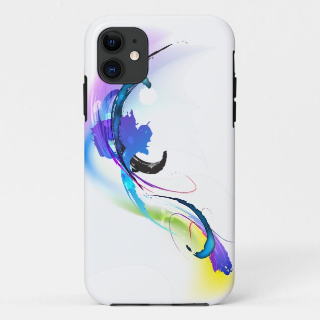 Capa Para iPhone Da Case-Mate Abstrato Morning Glory Paint Splatters (Verso)