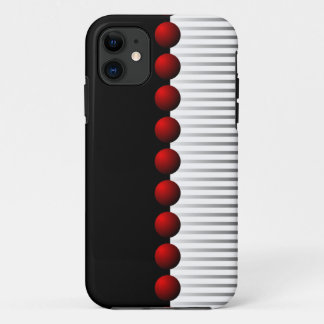 Capa Para iPhone Da Case-Mate Abstrato preto vermelho branco e das cinzas