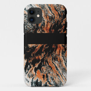 Capa Para iPhone Da Case-Mate Abstrato Tiger Strips iPhone-Design Preto