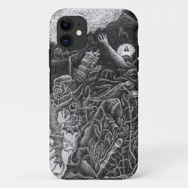 Capa Para iPhone Da Case-Mate Acima & Abaixo por Brian Benson (Verso)