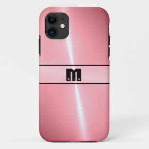 Capa Para iPhone Da Case-Mate Aço sem manchas, cor-de-rosa, brilhante, metálico
