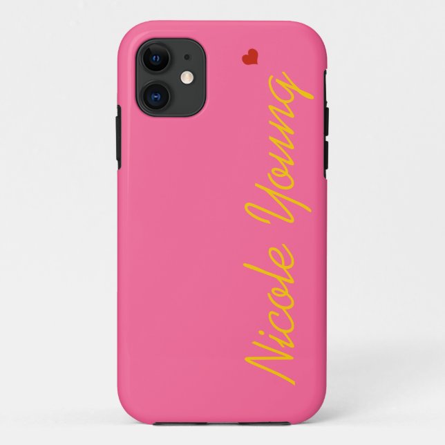 Capa Para iPhone Da Case-Mate adicionar seu nome personalizado (Verso)