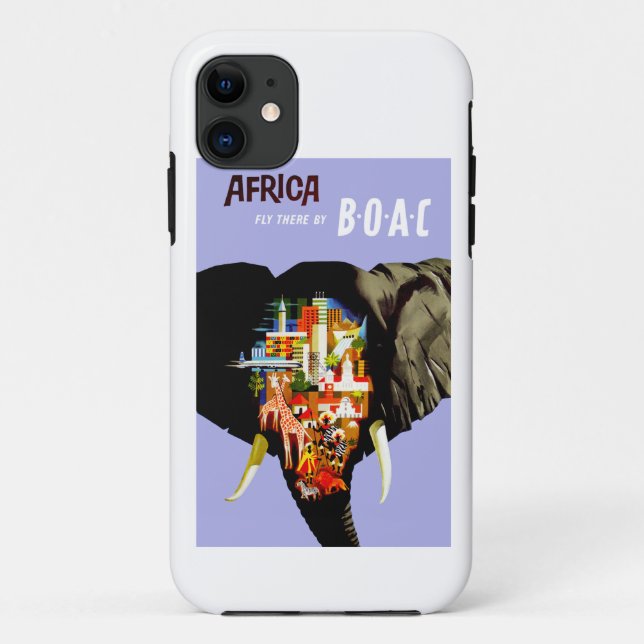 Capa Para iPhone Da Case-Mate África - Voar Lá (Verso)