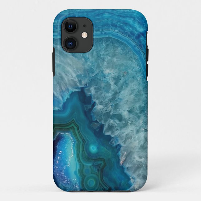 Capa Para iPhone Da Case-Mate Agate Azul (Verso)