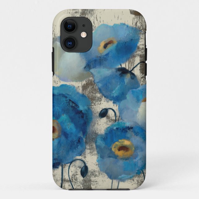 Capa Para iPhone Da Case-Mate Água-marinha floral (Verso)