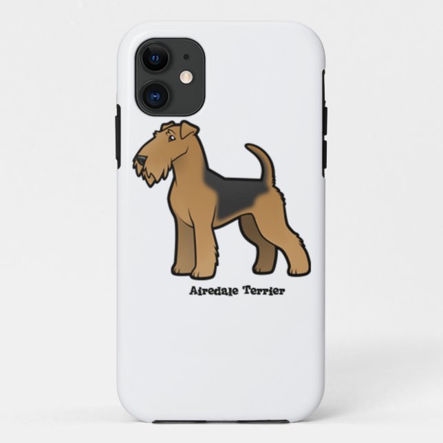 Capa Para iPhone Da Case-Mate airedale terrier (Verso)