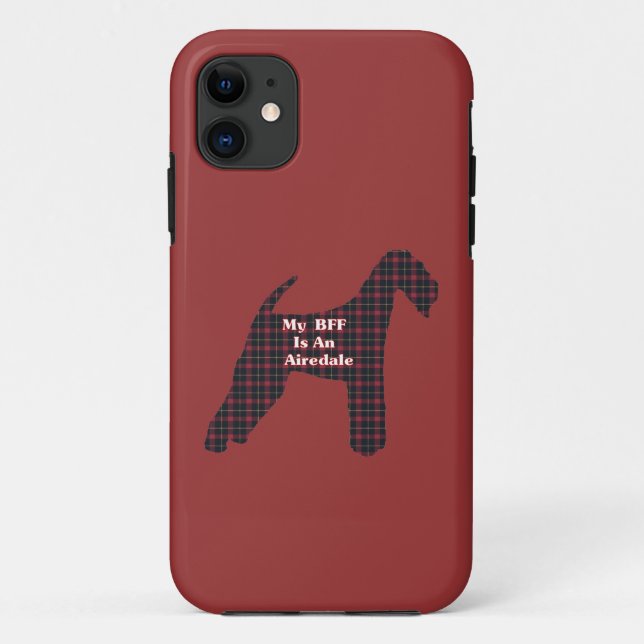 Capa Para iPhone Da Case-Mate Airedale Terrier BFF (Verso)