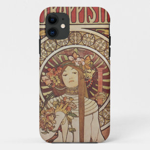 Capa Para iPhone Da Case-Mate Alfonse Mucha Trappistine Nouveau