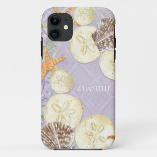 Capa Para iPhone Da Case-Mate Algodão Floral pelo nome da praia dos conchas mari