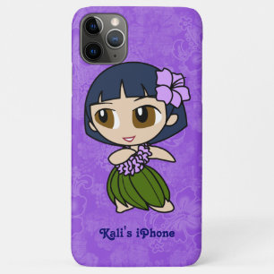 Capa Para iPhone Da Case-Mate Aloha Honis Roxo Hula Girl Havaiana