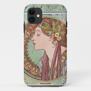 Capa Para iPhone Da Case-Mate Alphonse Mucha Laurel Art Nouveau iPhone 5 Case