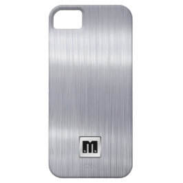 Capa Para iPhone Da Case-Mate Alumínio escovado falso com monograma feito sob