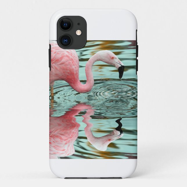 Capa Para iPhone Da Case-Mate Amante do flamingo (Verso)