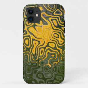 Capa Para iPhone Da Case-Mate Amarelo, Colega de gabinete marrom mal existe iPho