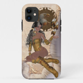 Capa Para iPhone Da Case-Mate American Indian Princess Eagle Mandala