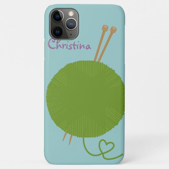 Capa Para iPhone Da Case-Mate Amor a fazer malha (Verso)