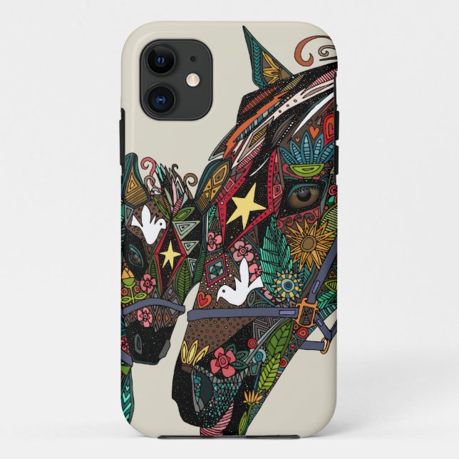 Capa Para iPhone Da Case-Mate amor de cavalo (Verso)