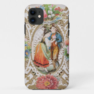 Capa Para iPhone Da Case-Mate Amor, inocência, cartão dos namorados, c.1870 (l