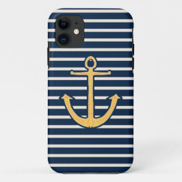 Capa Para iPhone Da Case-Mate Âncora de faixas de marinho