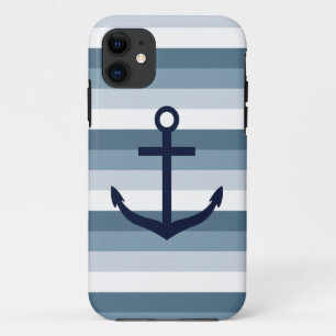 Capa Para iPhone Da Case-Mate Âncora de faixas náuticas