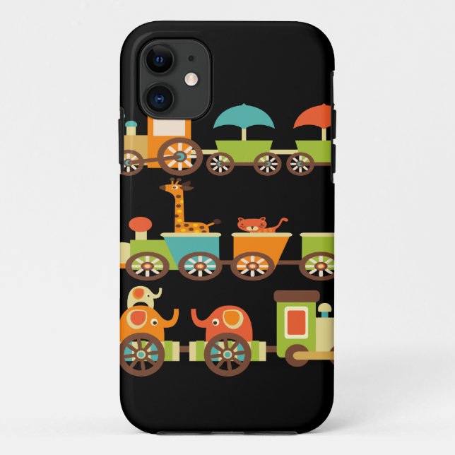 Capa Para iPhone Da Case-Mate Animais Safari Selvagens Cujos Comboios Oferecem C (Verso)