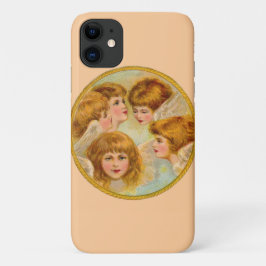Capa Para iPhone Da Case-Mate Anjos Em Um Círculo De Anel De Ouro