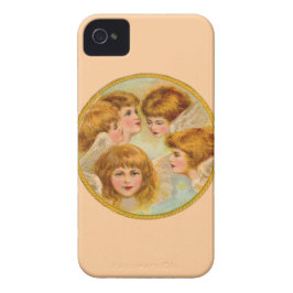 Capa Para iPhone Da Case-Mate Anjos em um círculo do anel Dourado