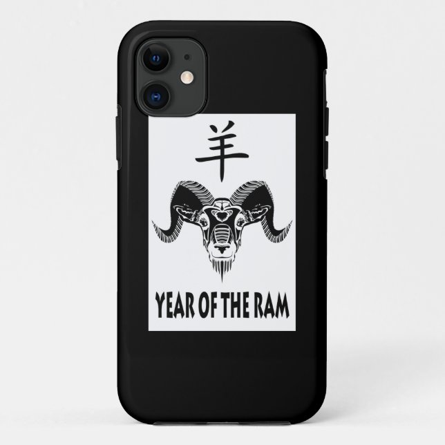 Capa Para iPhone Da Case-Mate ano do carneiro (wilRam) (Verso)