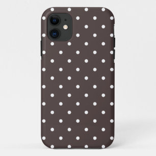 Capa Para iPhone Da Case-Mate Anos 50 Estilo Bolinhas castanha iPhone 5 Case