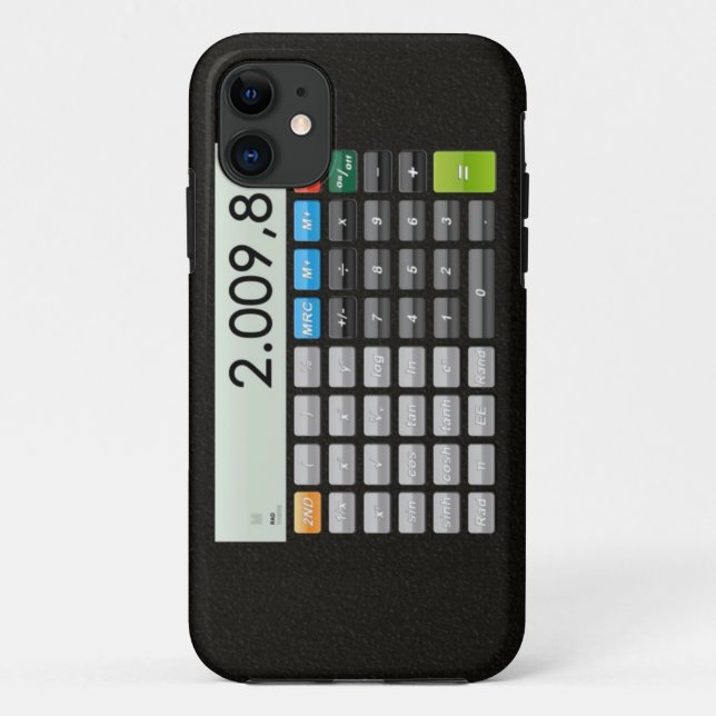 Capa Para iPhone Da Case-Mate Aplicativo de calculadora de bolso (Verso)