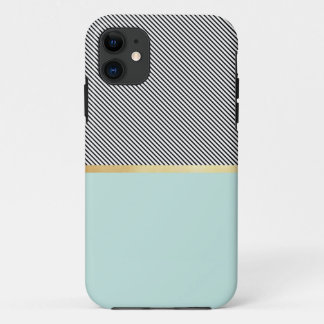Capa Para iPhone Da Case-Mate Aqua, ouro & listras