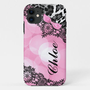 Capa Para iPhone Da Case-Mate Arco cor-de-rosa de 311 falsos das luzes do sonho