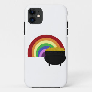 Capa Para iPhone Da Case-Mate Arco-Íris Colorido E Pote De Dourado
