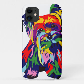 Capa Para iPhone Da Case-Mate Arco-íris Yorkie do divertimento