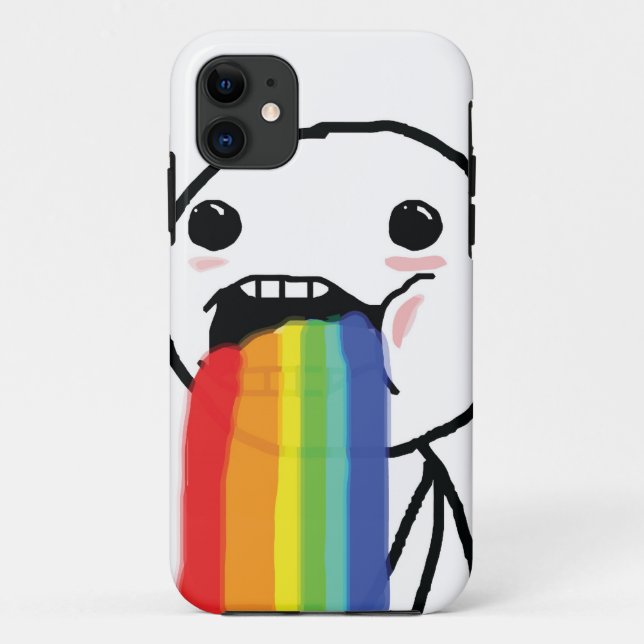 Capa Para iPhone Da Case-Mate Arcos-íris Puking (Verso)