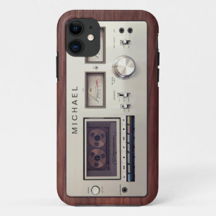 Capa Para iPhone Da Case-Mate Armário de madeira do registrador estereofónico