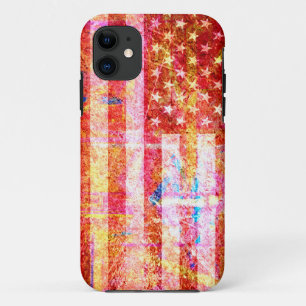 Capa Para iPhone Da Case-Mate Art Grunge American Flag #3