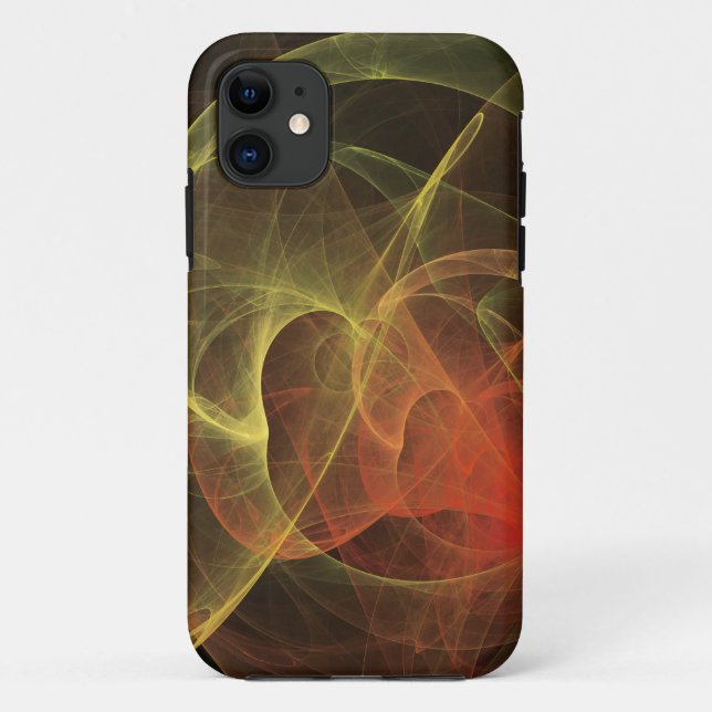 Capa Para iPhone Da Case-Mate Arte abstrata chama mágica (Verso)