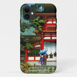 Capa Para iPhone Da Case-Mate Arte clássica japonesa oriental legal da chuva do