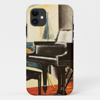 Capa Para iPhone Da Case-Mate Arte colorida do anúncio do instrumento do piano