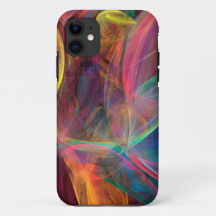 Capa Para iPhone Da Case-Mate Arte do Fractal do arco-íris