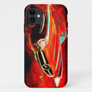 Capa Para iPhone Da Case-Mate Arte do vintage de Mercedes