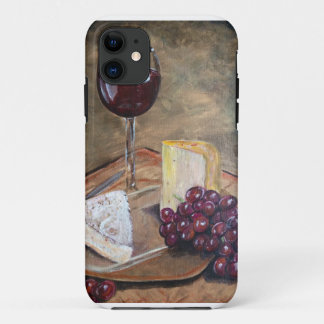 Capa Para iPhone Da Case-Mate Arte elegante do vinho e do queijo