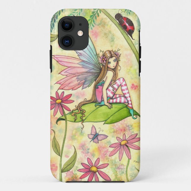 Capa Para iPhone Da Case-Mate Arte Fantasia de Fada Fofa e Joaninha (Verso)