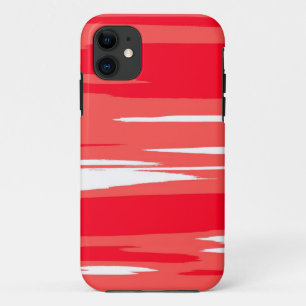Capa Para iPhone Da Case-Mate Arte gráfica para pintura de cor vermelha e branca